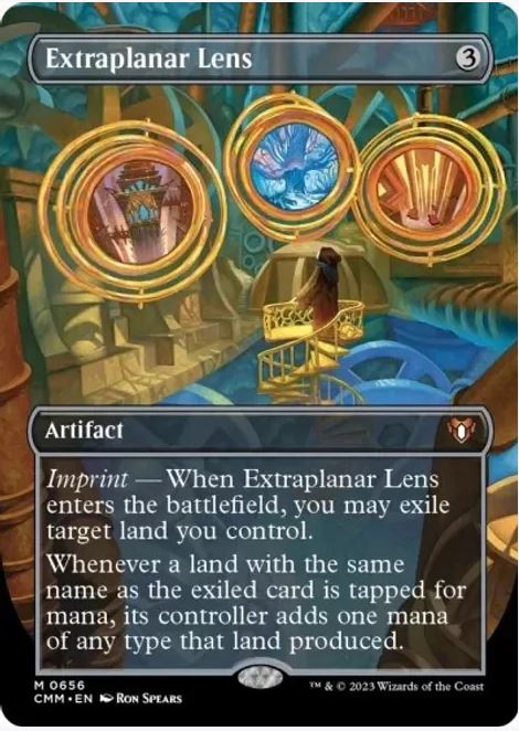 Extraplanare Folienlinse (randlos) – Commander Masters (CMM) – NM