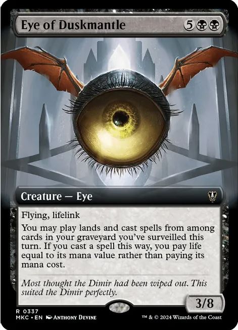 Eye of Duskmantle (Extended Art) - Commander: Murders at Karlov Manor (MKC) - NM