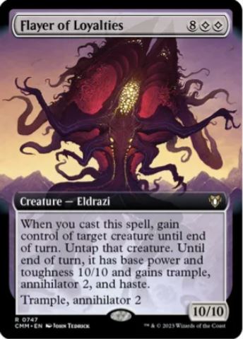 Flayer of Loyalties (Extended Art) - Commander Masters (CMM) - NM