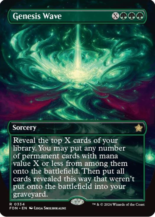 Genesis Wave (Borderless) - Foundations (FDN) - NM