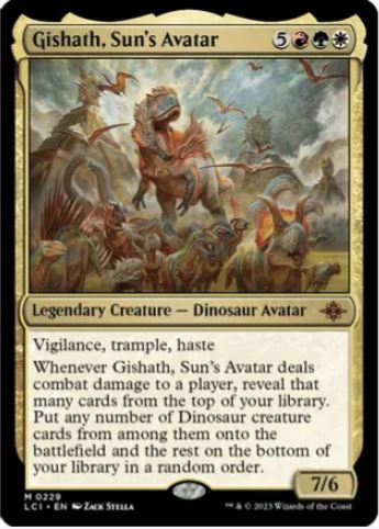 Gishath, Sun's Avatar - The Lost Caverns of Ixalan (LCI) - NM