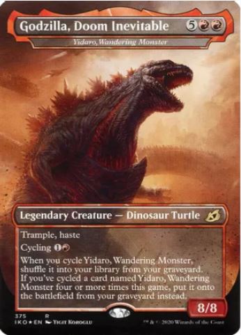 Godzilla, Doom Inevitable - Yidaro, Wandering Monster - Ikoria: Lair of Behemoths (IKO) - NM