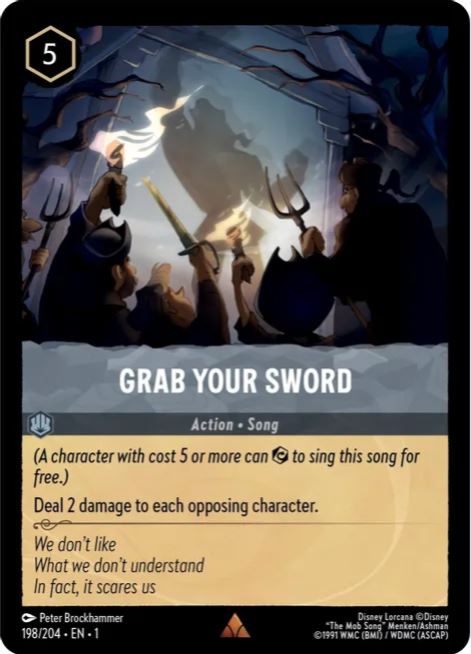 Lorcana - Grab Your Sword - The First Chapter - NM