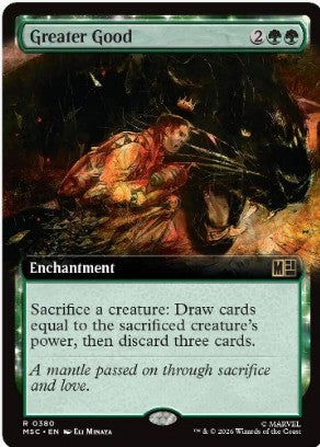 Greater Good (Extended Art) - Commander: Marvel Super Heroes (MSC) - NM