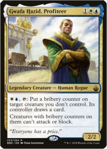 Foil Gwafa Hazid, Profitatore - Battlebond (BBD) - NM