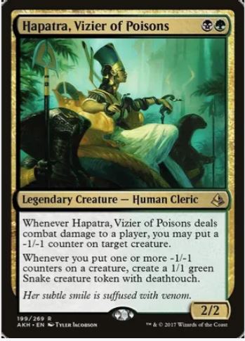 Hapatra, Wesir der Gifte – Amonkhet (AKH) – LP