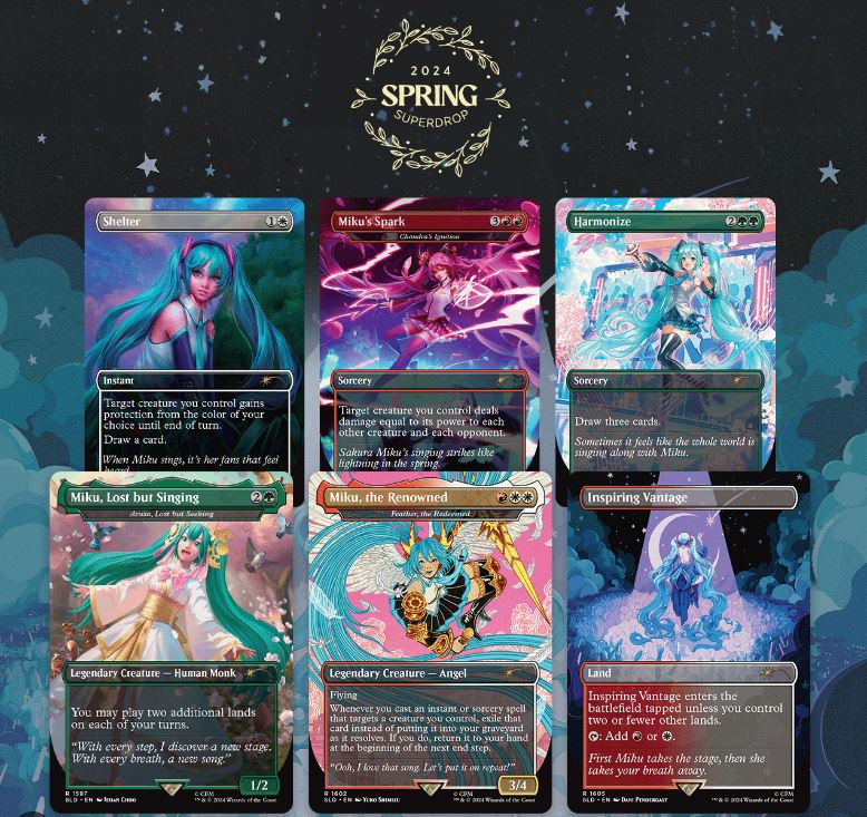 Secret Lair Drop: Secret Lair x Hatsune Miku: Sakura Superstar EN - Non-Foil Edition - Secret Lair Drop Series (SLD)