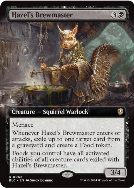 Hazel's Brewmaster (Extended Art) - Commander: Bloomburrow (BLC) - NM