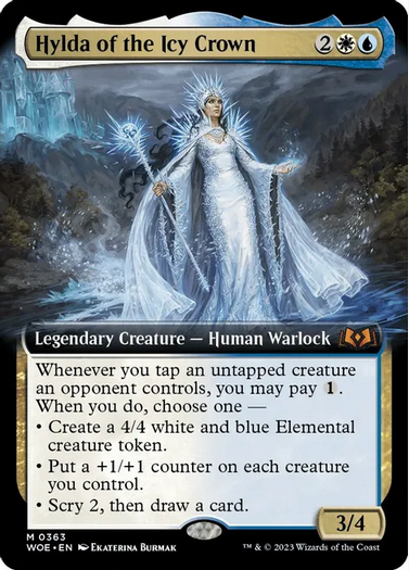 Hylda of the Icy Crown (Erweiterte Grafik) – Wilds of Eldraine (WOE) – NM