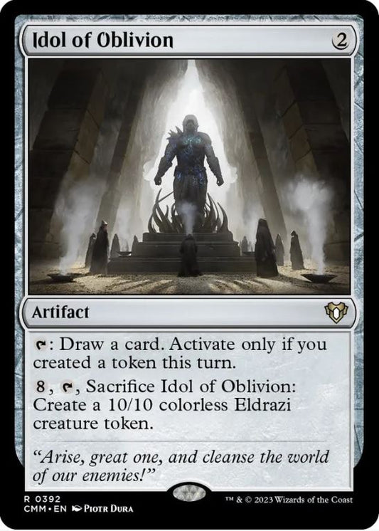 Foil Idol of Oblivion - Commander Masters (CMM) - LP