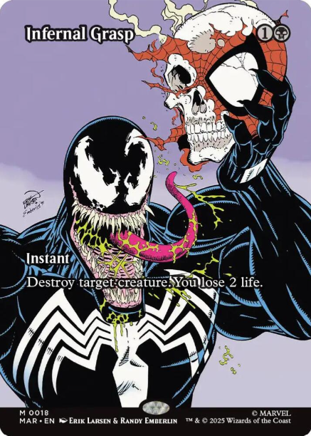 Infernal Grasp (Borderless) - Marvel Universe Eternal-Legal (MAR) - NM