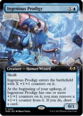 Folie Ingenious Prodigy (Erweiterte Grafik) – Wilds of Eldraine (WOE)