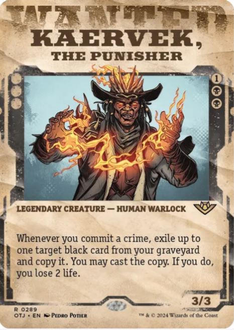 Foil Kaervek, the Punisher (Showcase) - Outlaws of Thunder Junction (OTJ) - NM