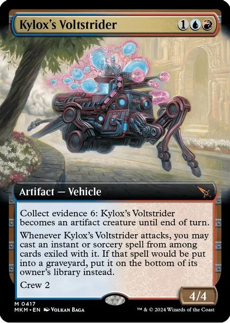 Kylox's Voltstrider (Extended Art) - Murders at Karlov Manor (MKM) - NM