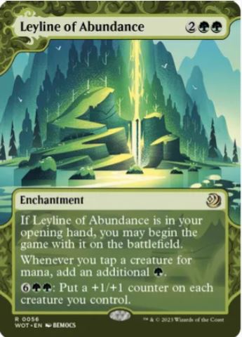 Leyline of Abundance - Wilds of Eldraine: Enchanting Tales (WOT) - NM