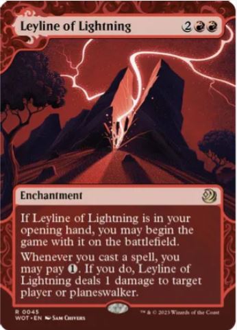 Leyline of Lightning - Wilds of Eldraine: Enchanting Tales (WOT) - NM