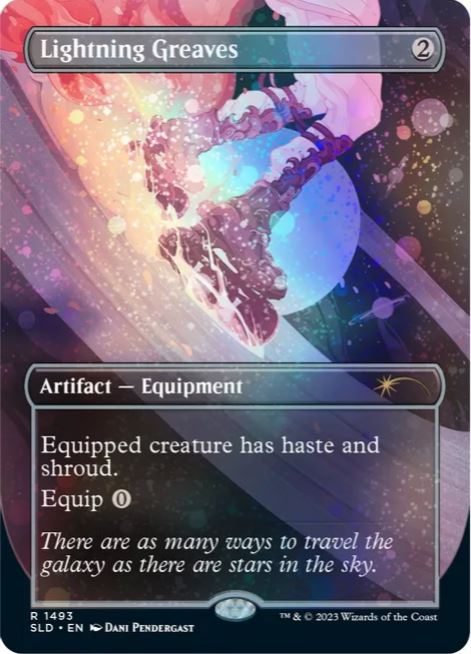 Lightning Greaves (1493) (Galaxy Foil) - Serie Secret Lair Drop (SLD) - NM