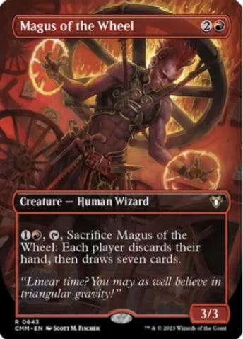 Magus of the Wheel (Borderless) – Commander Masters (CMM) – NM