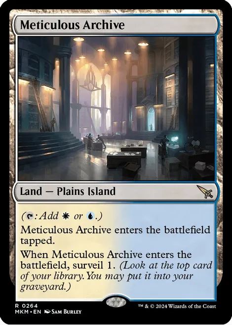 Foil Meticulous Archive - Murders at Karlov Manor (MKM) - NM