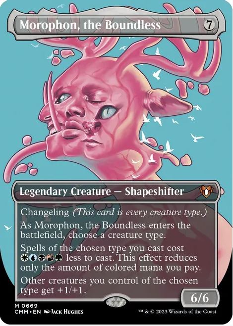 Morophon, the Boundless (Borderless) - Commander Masters (CMM) - NM