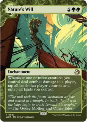 Nature's Will - Wilds of Eldraine: Enchanting Tales (WOT) - NM