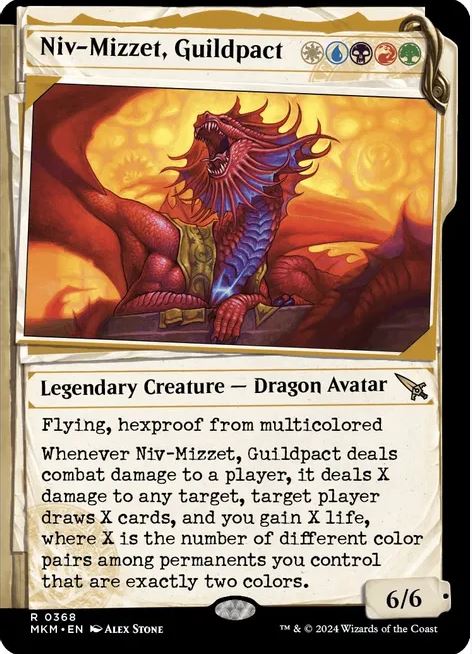 Folie Niv-Mizzet, Guildpact (368 Showcase) – Murders at Karlov Manor (MKM) – NM