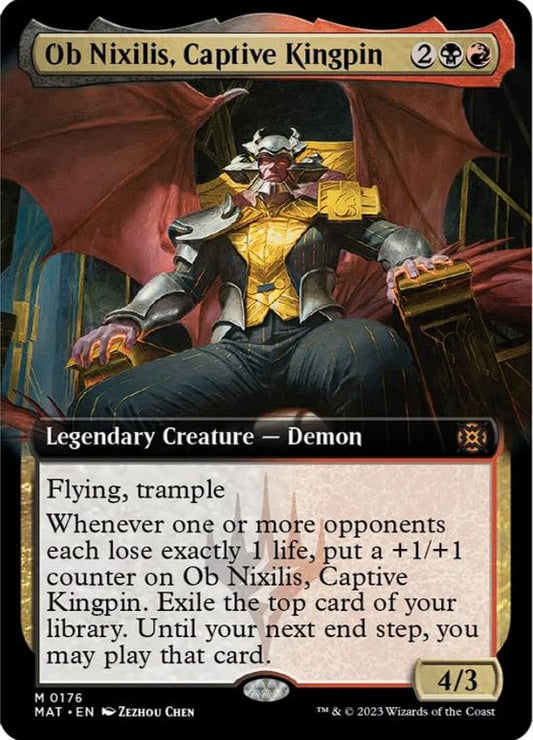 Foil Ob Nixilis, Captive Kingpin (Extended Art) - March of the Machine: The Aftermath (MAT) - NM