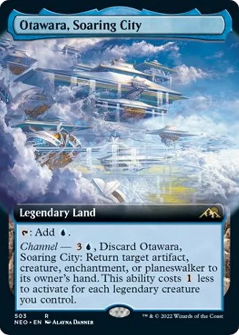 Otawara, Soaring City (Arte estesa) - Kamigawa: Neon Dynasty (NEO) - NM