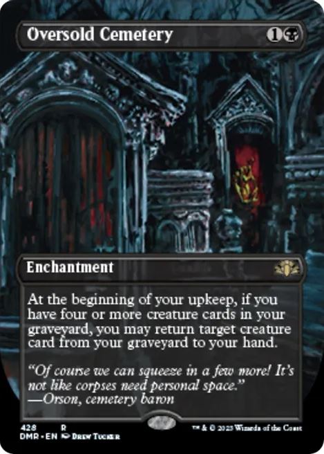 Oversold Cemetery (Borderless) – Dominaria Remastered (DMR) – NM