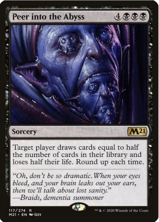 Peer into the Abyss - Core Set 2021 (M21) - NM