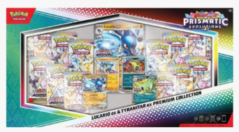 Prismatic Evolutions Lucario ex & Tyranitar ex Premium Collection - Miscellaneous Cards & Products (MCAP)