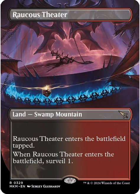 Foil Raucous Theater (Borderless) - Murders at Karlov Manor (MKM) - NM