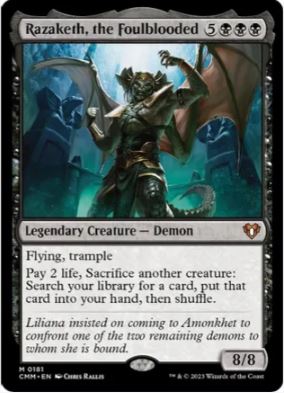 Foil Razaketh, il Sanguesporco - Commander Masters (CMM)