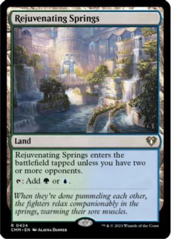 Rejuvenating Springs - Commander Masters (CMM) - NM