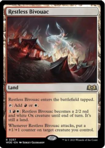 Restless Bivouac – Wilds of Eldraine (WOE) – NM