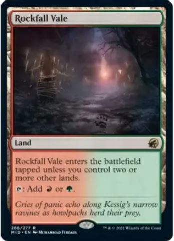 Rockfall Vale - Innistrad: Midnight Hunt (MID) - NM