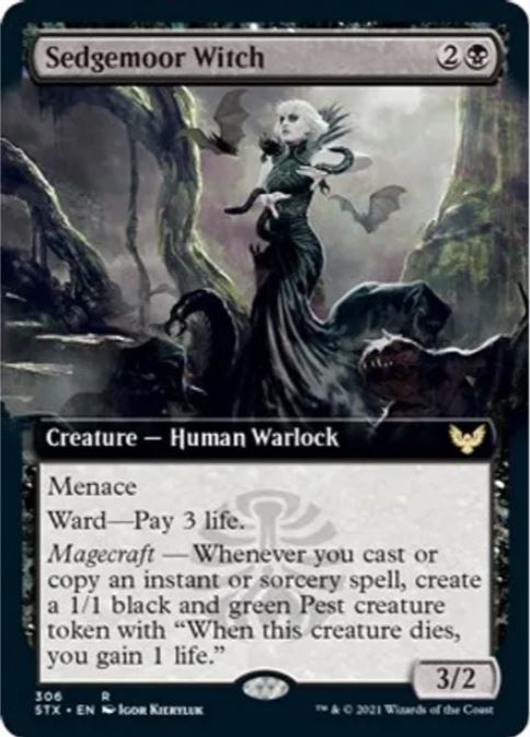 Sedgemoor Witch (Arte estesa) - Strixhaven: School of Mages (STX) - NM