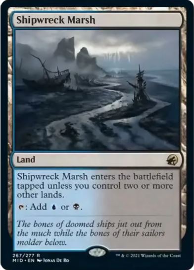 Foil Shipwreck Marsh - Innistrad: Midnight Hunt (MID) - LP