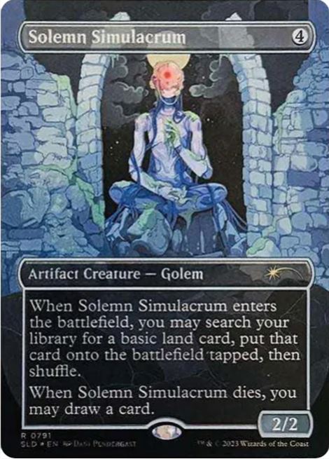 Feierliches Simulacrum (0791) (Galaxy-Folie) – Secret Lair Drop Series (SLD) – NM