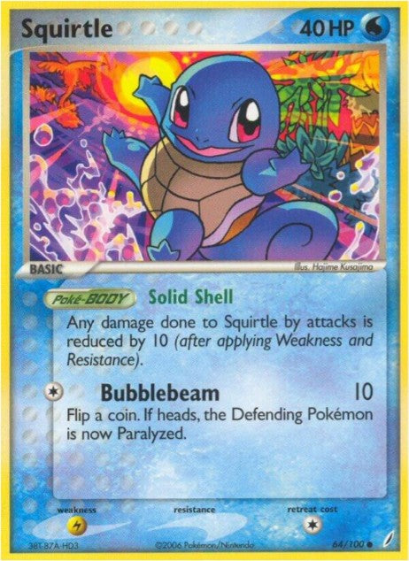 Squirtle - 064/100 - Crystal Guardians (CG) - LP
