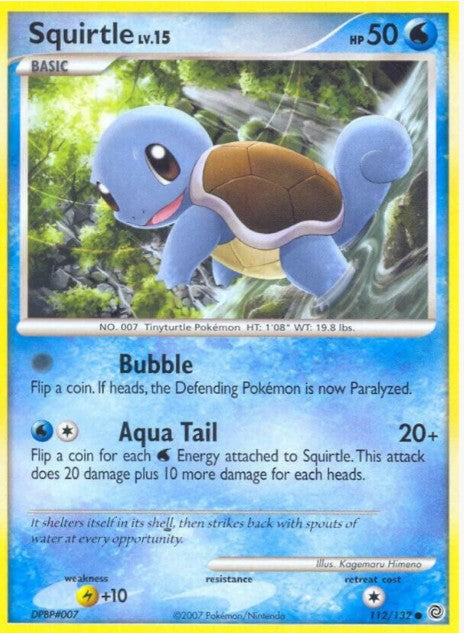 Squirtle - Secret Wonders (SW) - NM