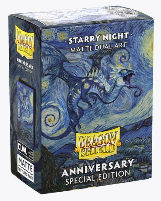 Dragon Shield Dual Matte: Anniversary Special Edition - Starry Night (100-pack) - Dragon Shield Card Sleeves