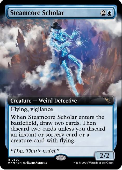 Steamcore Scholar (Arte estesa) - Murders at Karlov Manor (MKM) - NM