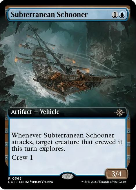 Subterranean Schooner (Extended Art) – Die verlorenen Höhlen von Ixalan (LCI) – NM