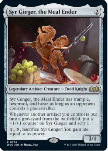 Syr Ginger, il Fine del Pasto - Wilds of Eldraine (WOE) - NM