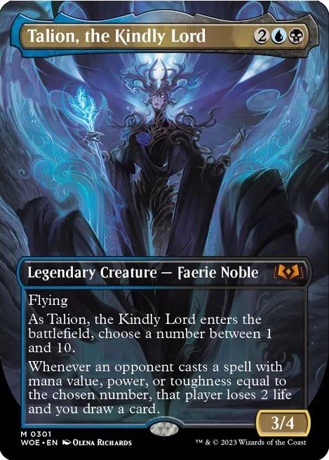 Talion, il Signore Gentile (Borderless) - Wilds of Eldraine (WOE) - NM