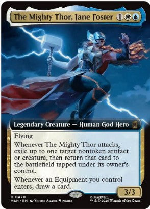 The Mighty Thor, Jane Foster (Extended Art) - Marvel Super Heroes (MSH) - NM