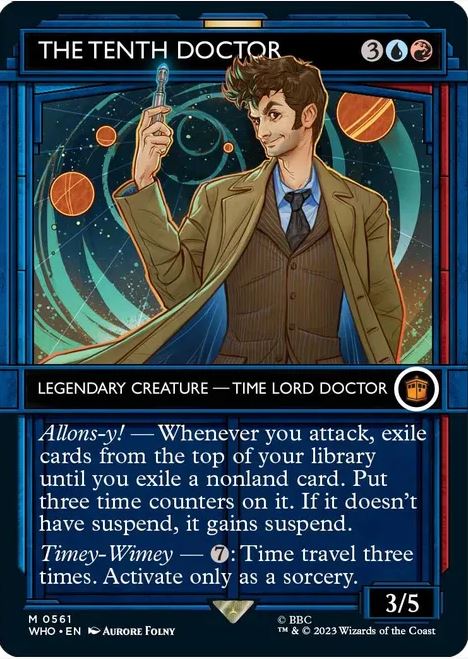 The Tenth Doctor (Showcase) - Universes Beyond: Doctor Who (WHO) - NM