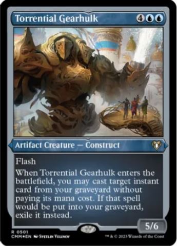 Sintflutartiger Gearhulk (foliengeätzt) – Commander Masters (CMM) – NM