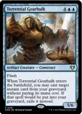 Foil Torrential Gearhulk - Commander Masters (CMM)